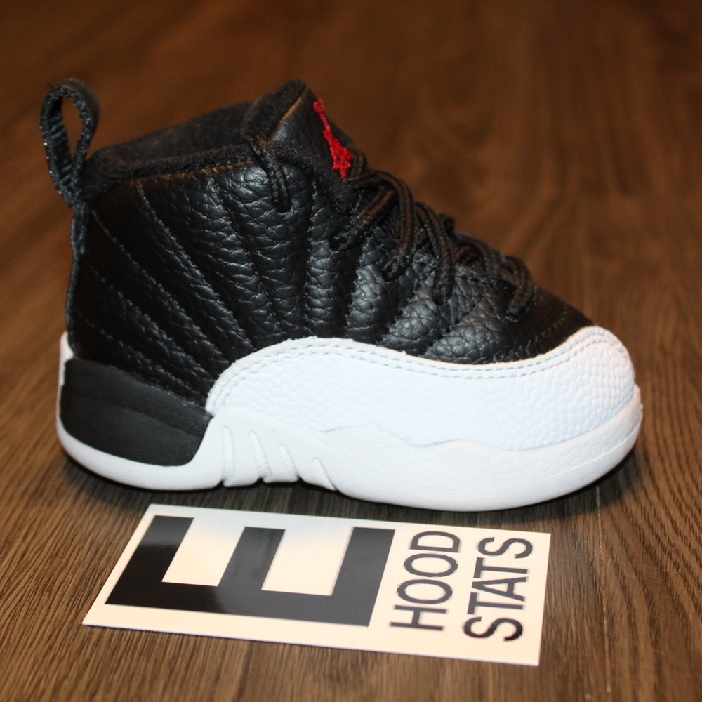 Air Jordan 12 Retro Playoffs Infant Size 4c Sneakers - Picture 7 of 13